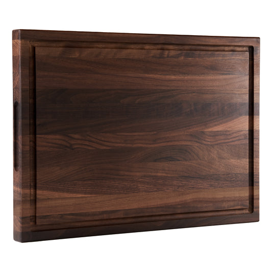 BRENZAA Cutting Board out of Solid Walnut Wood - 1 in Thick Cutting Boards for Kitchen - Wood Cutting Boards - Wooden Chopping Boards for Kitchen